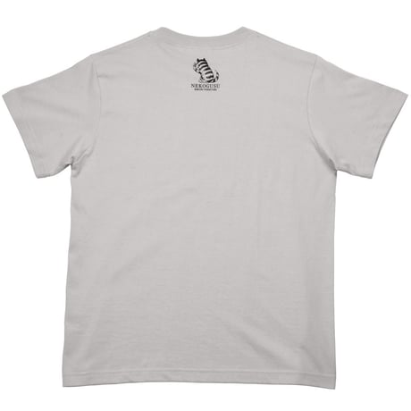 〔2023年3月15日から順次発送〕猫楠 T-Shirts Color  ライトグレー