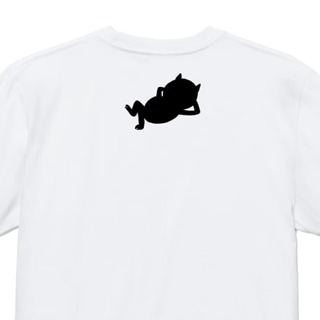 河童の三平 うたたねたぬき T-Shirts Color  ホワイト
