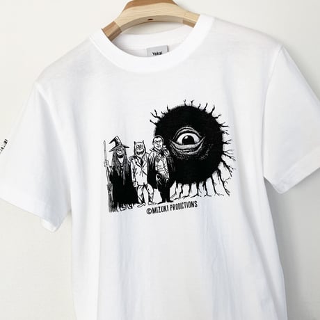 ［YokaiShop限定Ver］墓場の鬼太郎 妖怪大戦争 T-Shirts Color  ホワイト