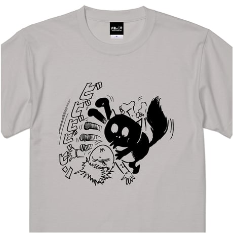 〔予約販売2026年8月初旬～9月初旬発送予定〕河童の三平 ビビビビビン T-Shirts Color  ライトグレー
