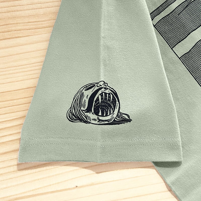 河童の三平 もしもし旅の者ですが T-Shirts Color わさび | Yokai-Shop