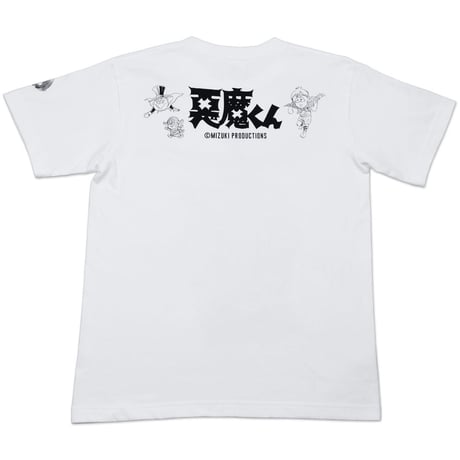 ［YokaiShop限定Ver］悪魔くん 見えない学校 T-Shirts Color  ホワイト