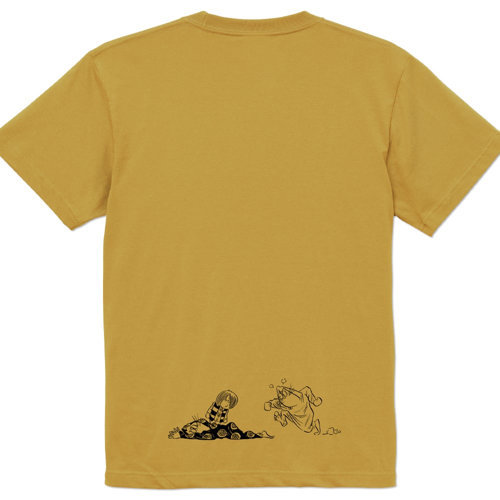 ゲゲゲの鬼太郎おりたたみ入道 T-Shirts Color からし | Yokai-Shop