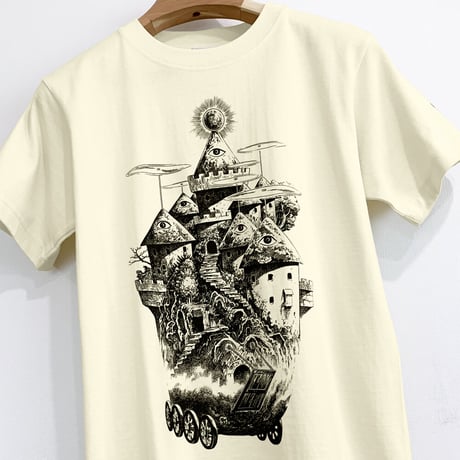 ［YokaiShop限定Ver］悪魔くん 見えない学校 T-Shirts Color  亜麻色