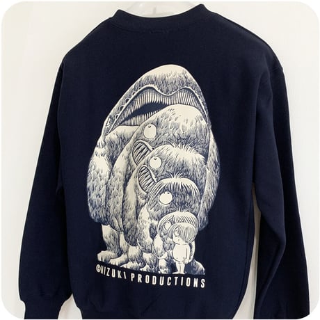 ［YokaiShop限定Ver］墓場の鬼太郎 大海獣スウェットシャツ Color ネイビー