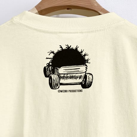 ゲゲゲの鬼太郎 妖怪ラリー バックベアード T-Shirts Color  亜麻色
