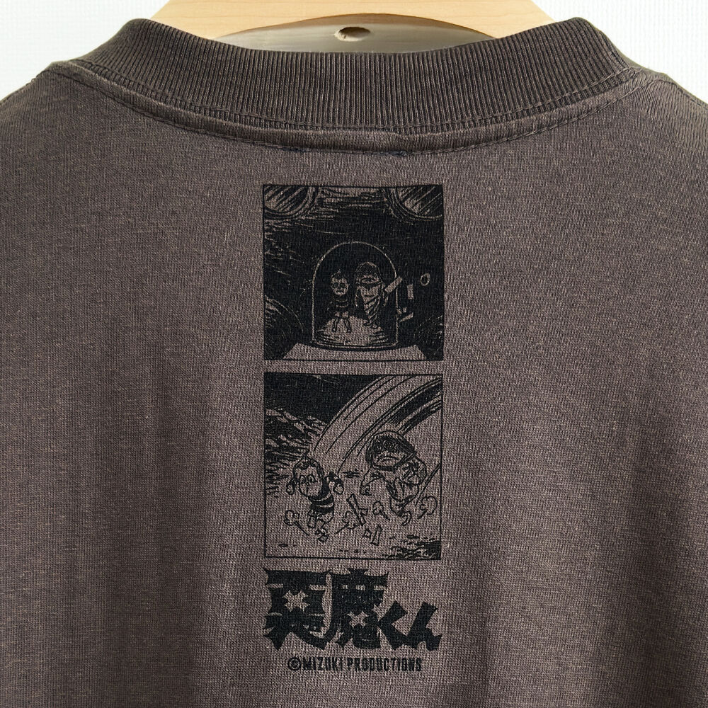 mottokuma チャコールグレー 悪魔くん 家獣 T-Shirts Color チャコール | Yokai-Shop