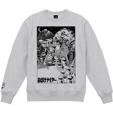 ［YokaiShop限定Ver］墓場の鬼太郎  おばけナイター スウェットシャツ Color  アッシュ