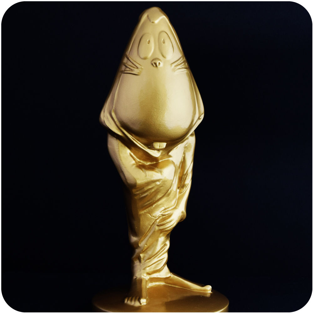ねずみ男 立像フィギュア 金色 | Yokai-Shop