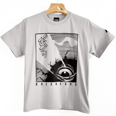 〔2026年6月6日から順次発送〕墓場の鬼太郎  バックベアード ぴかりT-Shirts Color ライトグレー
