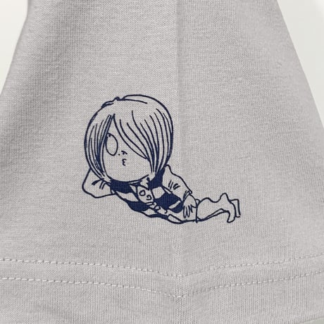 ［YokaiShop限定Ver］鬼太郎夜話 ガマ令嬢  T-Shirts Color  ライトグレー