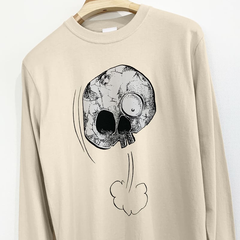 墓場の鬼太郎 しゃれこうべ ロングスリーブ T-Shirts Color