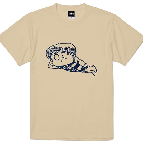 墓場鬼太郎 親父を T-Shirts Color  ベージュ