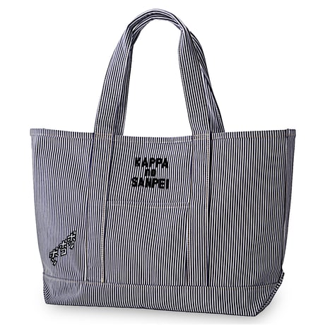 〔予約販売2026年8月初旬～9月初旬発送予定〕河童の三平 刺繍 トートバッグ Color ストライプ
