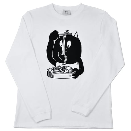 河童の三平 おいくえよ ロングスリーブ T-Shirts Color  ホワイト