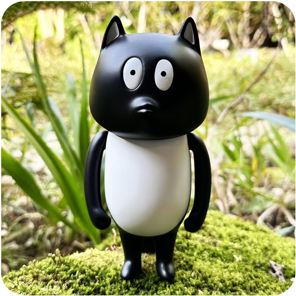 河童の三平 たぬきソフビ マットブラックVer(全塗装) | Yokai-Shop