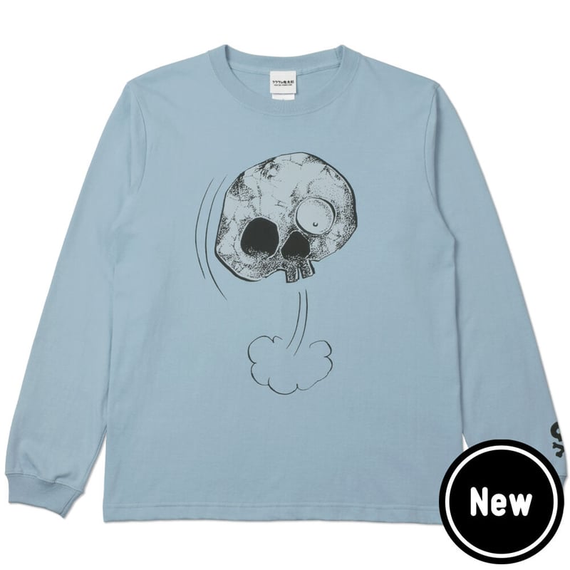 墓場の鬼太郎 しゃれこうべ ロングスリーブ T-Shirts Color