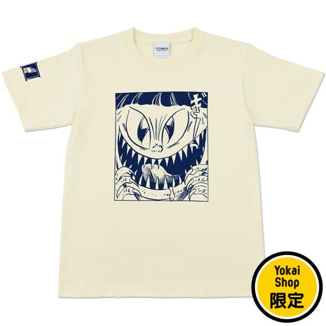 ［YokaiShop限定Ver］ゲゲゲの鬼太郎  猫娘 T-Shirts Color  亜麻色