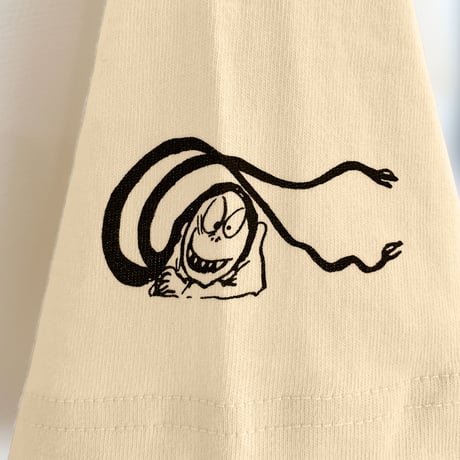 〔2023年3月15日から順次発送〕［YokaiShop限定Ver］墓場の鬼太郎 妖怪城 T-Shirts Color  オレンジクリーム