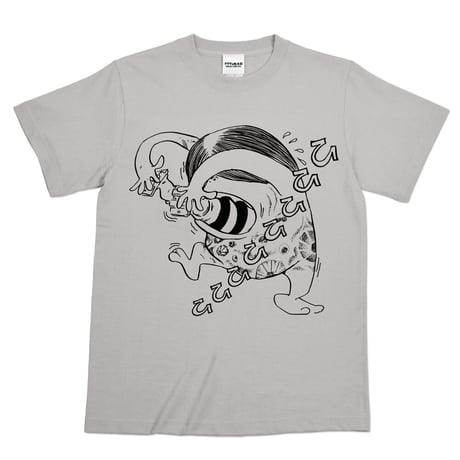 〔2023年3月15日から順次発送〕ゲゲゲの鬼太郎 さざえ鬼 T-Shirts Color  ライトグレー