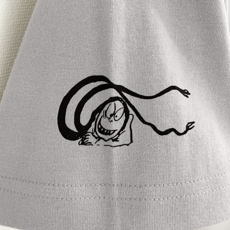 〔2023年3月15日から順次発送〕［YokaiShop限定Ver］墓場の鬼太郎 妖怪城 T-Shirts Color  ライトグレー