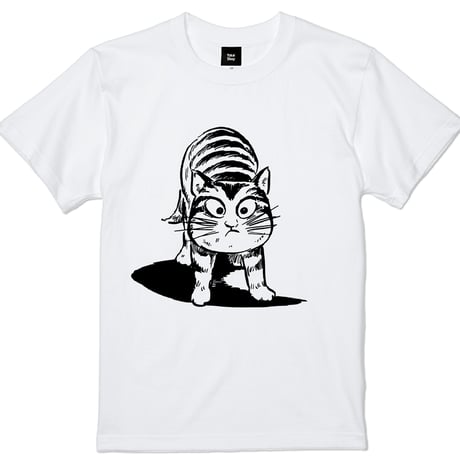 〔2026年2月12日から順次発送〕猫楠(立ち姿)T-Shirts Color  ホワイト