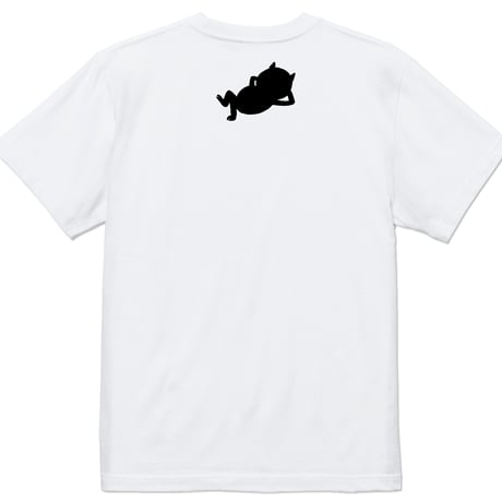 河童の三平 うたたねたぬき T-Shirts Color  ホワイト
