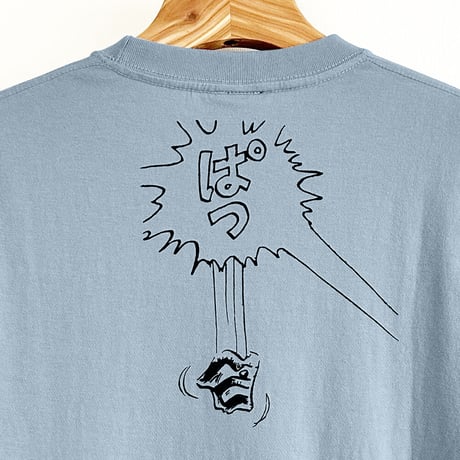 〔2026年6月6日から順次発送〕［YokaiShop限定Ver］墓場の鬼太郎  バックベアード ぴかりT-Shirts Color ブルー