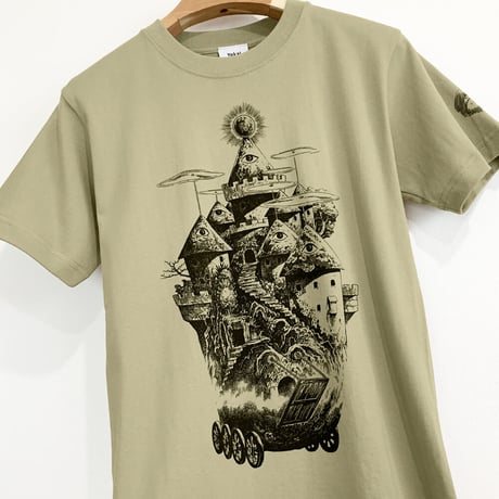 ［YokaiShop限定Ver］悪魔くん 見えない学校 T-Shirts Color  サンドカーキ