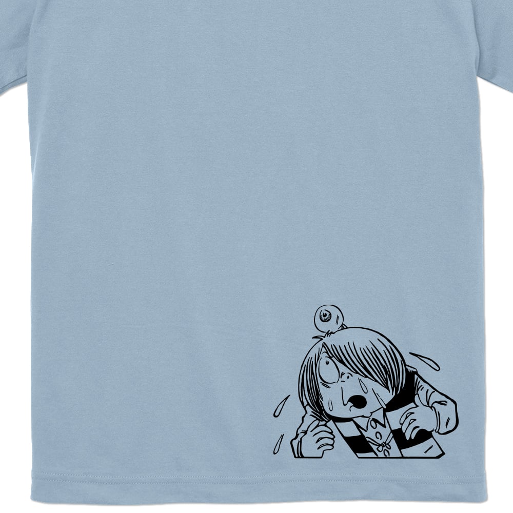 くーたろうです ゲゲゲの鬼太郎 うわーっ T-Shirts Color ブルー | Yokai-Shop