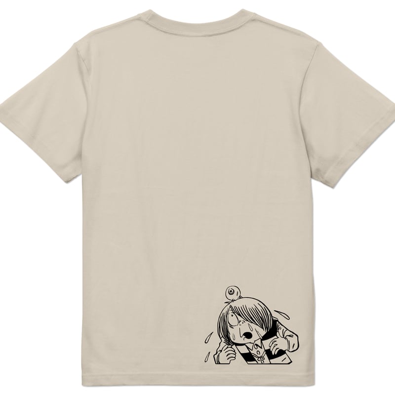 ゲゲゲの鬼太郎 うわーっ T-Shirts Color ベージュ | Yokai-Shop