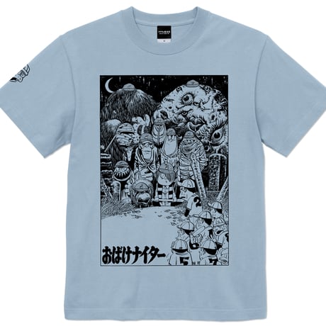 ［YokaiShop限定Ver］墓場の鬼太郎  おばけナイター T-Shirts Color ブルー