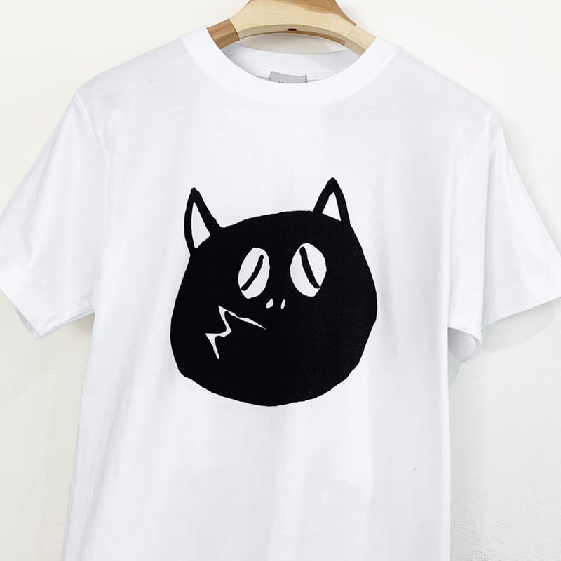 河童の三平 たぬき顔 T-Shirts Color ホワイト | Yokai-Shop