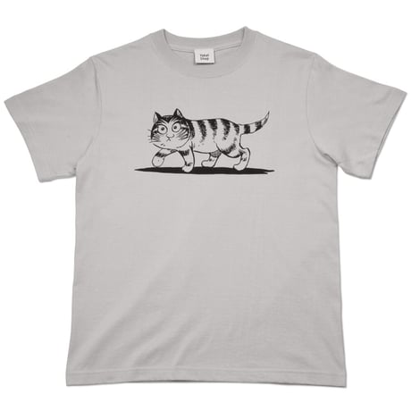 〔2023年3月15日から順次発送〕猫楠 T-Shirts Color  ライトグレー