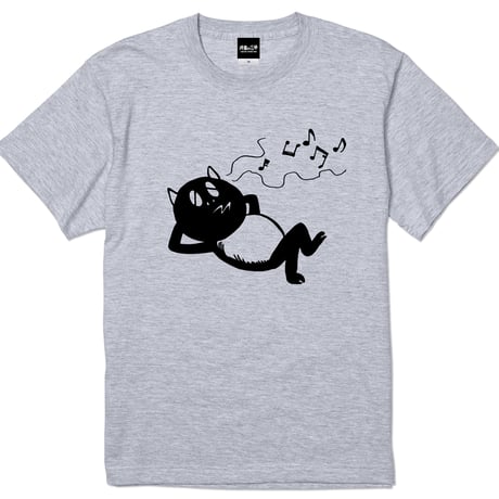 河童の三平 うたたねたぬき T-Shirts Color  アッシュ