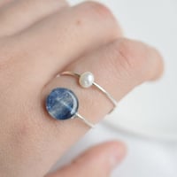 カイヤナイト  -ring-  【silver925×LightBlue】