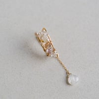 シャンパンクォーツ　ear cuff