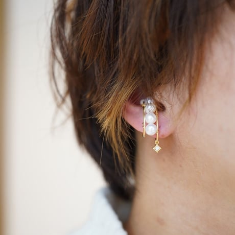 pearl ear cuff