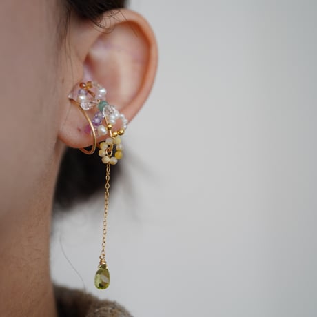 peridot　ear cuff