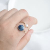 カイヤナイト  -ring-  【14kgf×Light Blue】