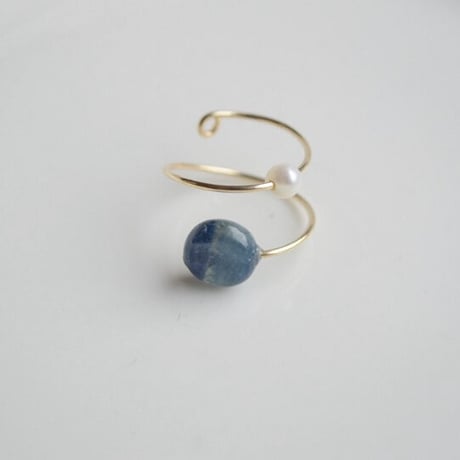 カイヤナイト  -ring-  【14kgf×Light Blue】
