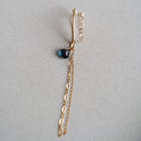 ロンドンブルートパーズear cuff  【2way】