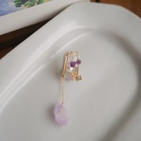 Amesyst ear cuff