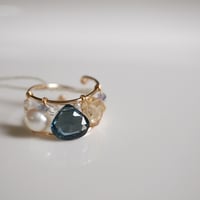 London blue topaz -ring-