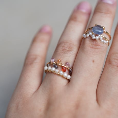 Sapphire ring 【フリーサイズ】