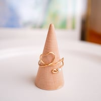 Spiral  heart  -ring-  【14kgf】