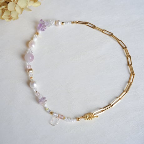 Pink color choker