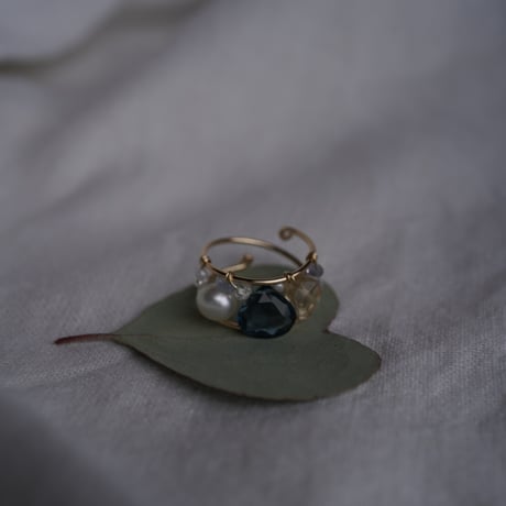 London blue topaz -ring-
