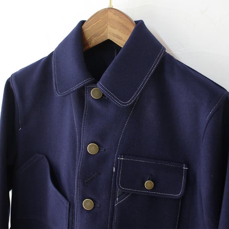 ASEEDONCLOUD アシードンクラウド　Melton denim HandWerker meeting jacket メルトンデニムHWミーティングジャケット