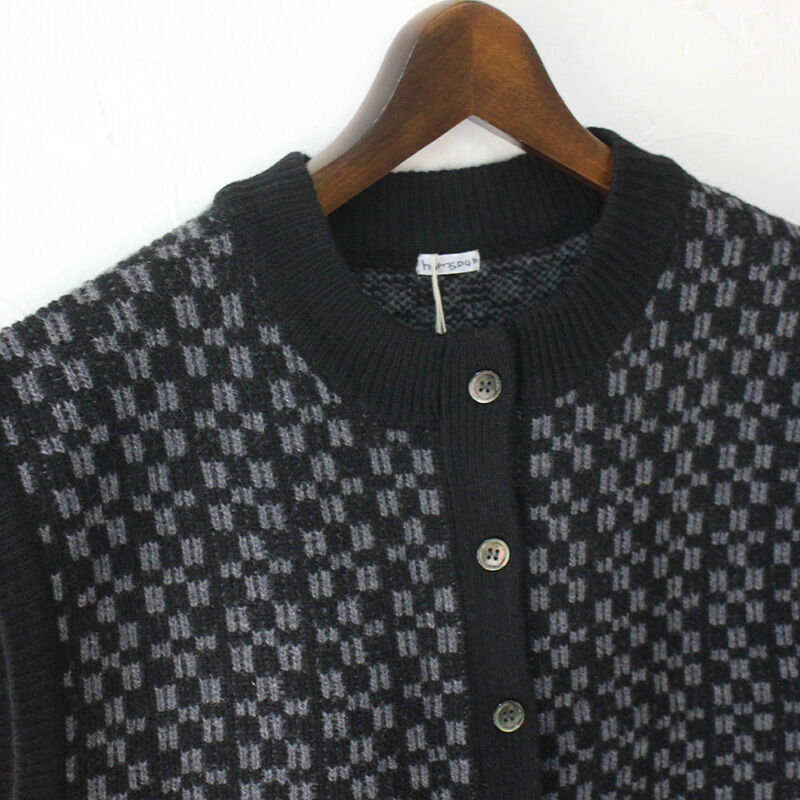 再入荷** homspun ホームスパン メリノウール前開きベスト #アイボリー